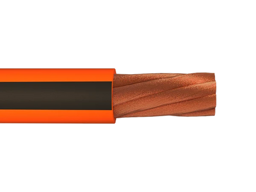 Ultraflex Welding Cable Orange and Black Stripe