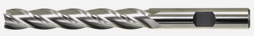 3/8, Cobalt 4 Flute Long Length End-Mill 3/8