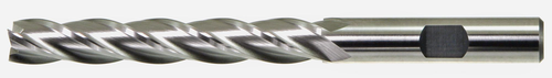 1/2, Cobalt 4 Flute Long Length End-Mill 1/2