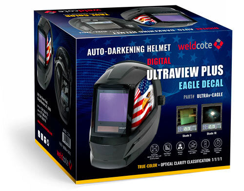 Load image into Gallery viewer, Weldcote Ultra-View Plus Eagle Auto-Darkening Welding Helmet True Color
