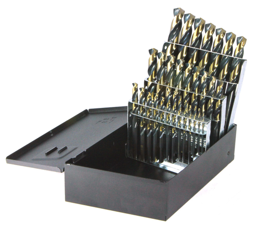 29PC MECH. DRILL BIT SET 3/8 SHK 1/16-1/2 BY 64THS1045N29@weldshopsupply