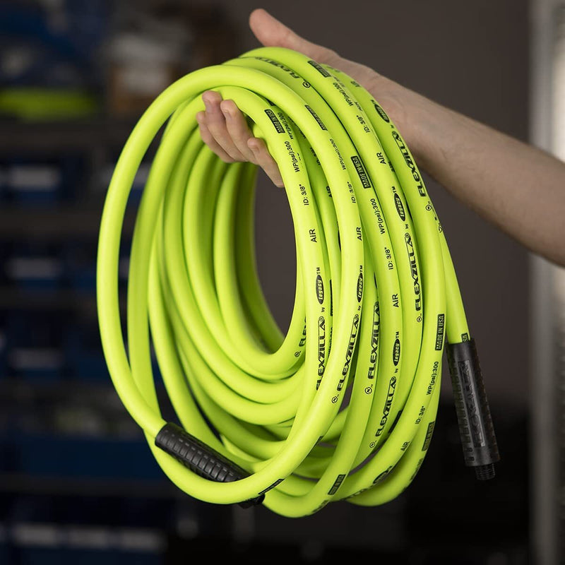 Load image into Gallery viewer, Flexzilla® Air Hose, 3/8&quot; x 100&#39;, 1/4&quot; MNPT Fittings
