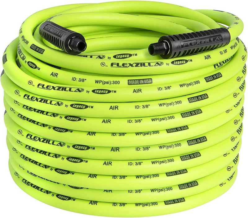 Load image into Gallery viewer, Flexzilla® Air Hose, 3/8&quot; x 100&#39;, 1/4&quot; MNPT Fittings
