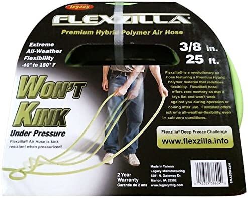 Load image into Gallery viewer, Flexzilla® Air Hose, 3/8&quot; x 25&#39;, 1/4&quot; MNPT Fittings
