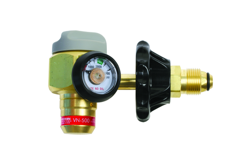 Vn Click Style Nitrogen Purging Regulator, Nitrogen CGA 580 Preset to Purge, Braze, and Test Click Style RegulatorVN-250@weldshopsupply