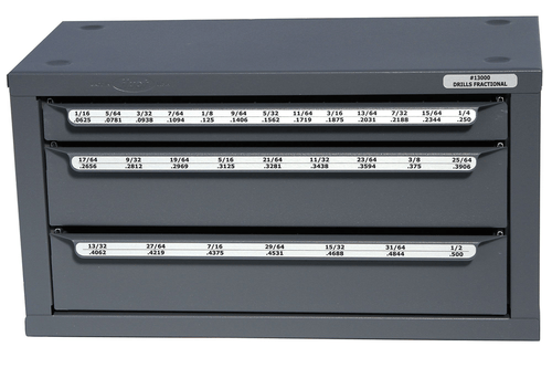 270PC FRACTIONAL SIZES DRILL DISPENSER ONLY270DX@weldshopsupply
