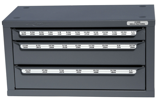 270PC FRACTIONAL SIZES DRILL DISPENSER ONLY270DX@weldshopsupply