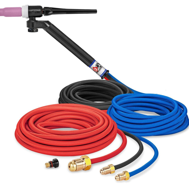 Load image into Gallery viewer, CK Worldwide | TIG Torch FL250 - Water Cooled 3 Series (CK-FL2525SF) W/ 25ft. Super Flex Cable
