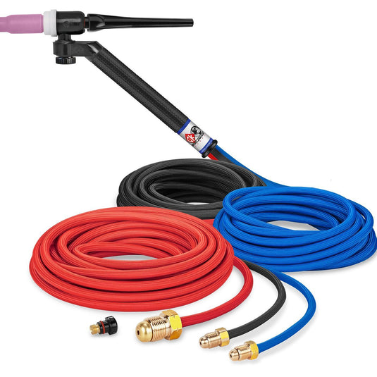 CK Worldwide | TIG Torch FL250 - Water Cooled 3 Series (CK-FL2525SF) W/ 25ft. Super Flex Cable