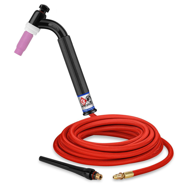 Load image into Gallery viewer, CK Worldwide | TIG Torch #17 - 3 Series Flex Head (Gas Cooled) (CK1525HSF FX) W/ 25ft. Super Flex Cable
