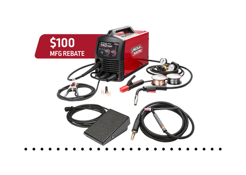 Power MIG 140MP Multi-Process Welder TIG ONE-PAK K4499-1