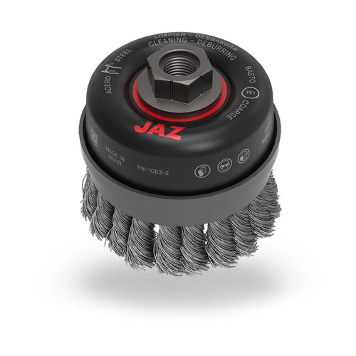 72052 Jaz USA Twist Knot Wire Cup Brush,2-3/4