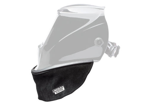 Split Leather Helmet Bib with Press Fit Seal