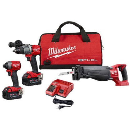 Milwaukee M18 FUEL 3 Tool Combo Kit