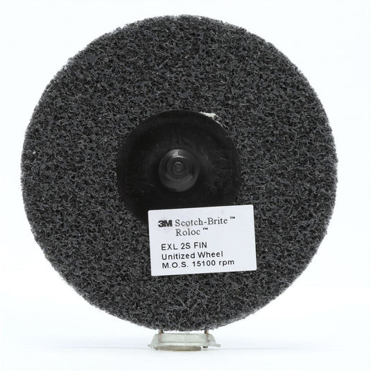 7000045976 Scotch-Brite™ Roloc™ Wheel, Unitized, 2 Inch Dia, AO, Fine Grit 17183