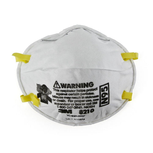 7100132742 3M™ 8210, Disposable Respirator, Small, N95, White, Cup