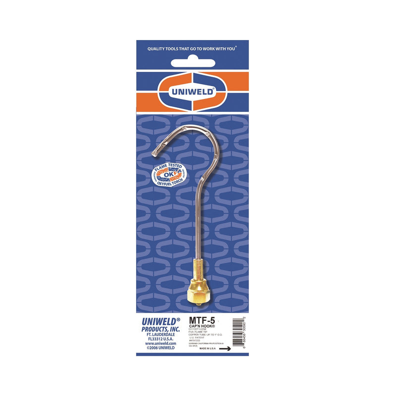 Load image into Gallery viewer, Uniweld Cap&#39;n Hook 5-Flame Tip  MTF-5
