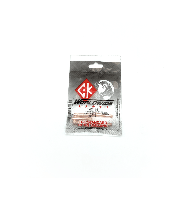 Load image into Gallery viewer, CK Stubby Split Collets for 17/18/26 Style Torches (Assorted Sizes 1/16, 3/32, 1/8) - 5 Pack
