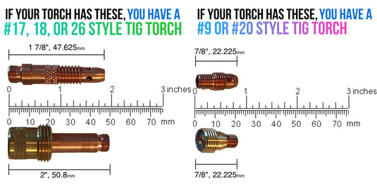 CK Worldwide 2CB418 Collet Body - 1/8'' 13N29 #9/#20 - 2 - Series Torch - 5 Pack