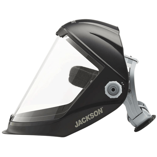 Maxview™ Series Face Shield - Ratcheting - Chin and Side Guard - Polycarbonate - Clear - Uncoated14200@weldshopsupply