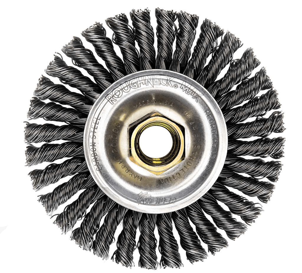 ROUGHNECK MAX 4 Stringer Bead Wire Wheel .020 Steel Fill