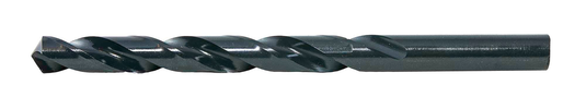 #12 Jobber Length High Speed Steel Drill - 118° Point, Black Oxide, 2.5/16 Flute Length