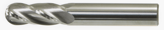 9/16 4FLUTE SOLID CARBIDE END-MILL S/E BALL NOSE77A136C@weldshopsupply