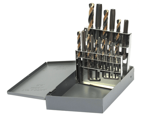 18PC UNC TAP & DRILL SET 400N DRILLS 2000N TAPS400NC2018@weldshopsupply