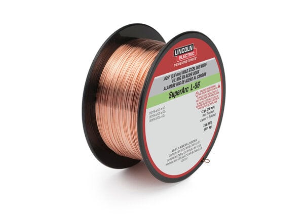 SuperArc L 56 MIG GMAW Wire 0.035in 0.9 2lb Plasic Spool