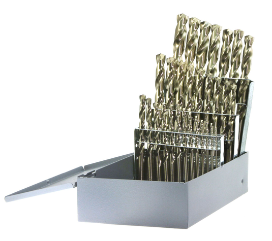 29PC COBALT DRILL BIT SET 1/16-1/2 BY 64ths500A29@weldshopsupply