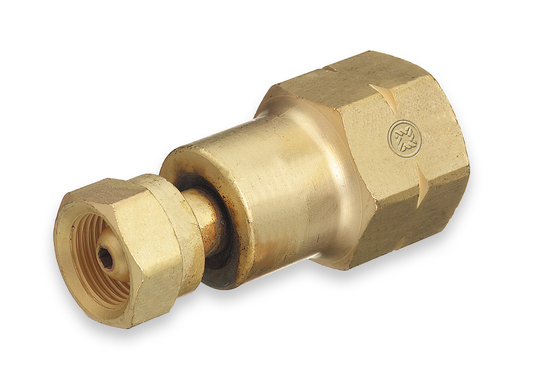 CGA-200 to CGA-510 cylinder adaptor324@weldshopsupply