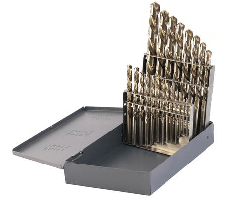21PC LEFT HAND DRILL SET 1/16-3/8 BY 64ths200LH21@weldshopsupply