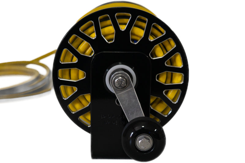 Load image into Gallery viewer, BadAssReels Mini FF19 Black Extension Cord Reel
