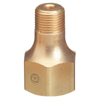 Thumbnail for Male NPT Outlet Adaptor for Manifold Pipelines, 3,000 psi, Brass, CGA-580 Female x 1/2 in NPT Male