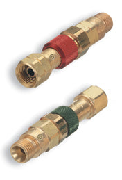 Quick Connect Sets, Torch to hose, QDB11;  QDB12, Fuel Gas;  Oxygen/Inert Gas