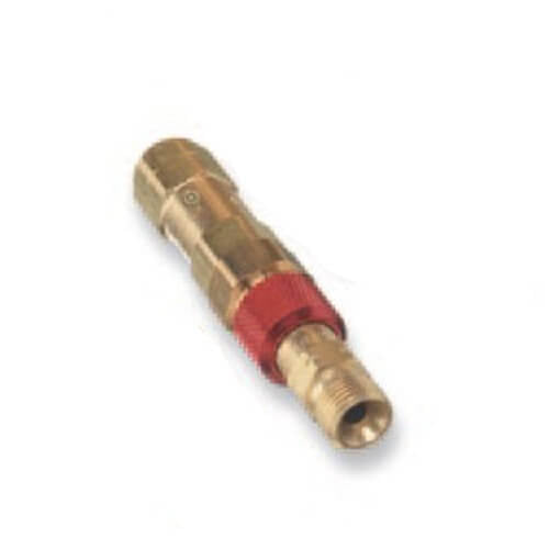 Quick Connect, Reg. to Hose w/Check, QDB205 Plug (M);  QDB20 Socket (F), Fuel Gas