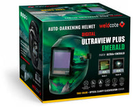 Thumbnail for Weldcote Ultra-View Plus Emerald Auto-Darkening Welding Helmet True Color
