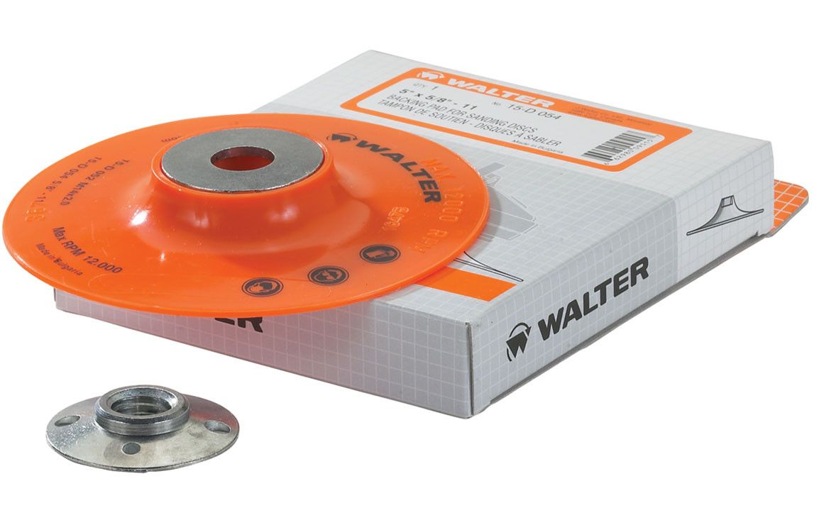 Walter 15D052 5" x 5/8"-11 Backing Pad Assembly
